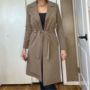 Charlotte Russe Brown Trench Coat